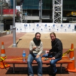 Sushi Picknick in Downtown Auckland / Neuseeland.