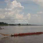 Longboat Race auf dem Mekong