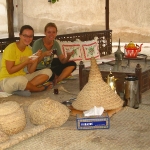 Im traditionell restaurierten Heritage House in Deira wird uns Tee gereicht