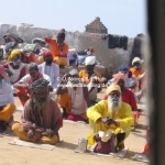 Sadhus in Dwarka / Gujarat / Indien