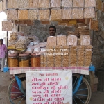 Verkaufsstand in Dwarka / Gujarat / Indien