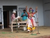 Kathakali auf dem Tempelfest in Varkala