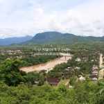 Ausblick über Luang Prabang und den Mekong in Laos