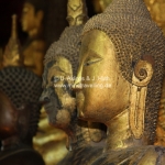 Buddhas im Wat Xieng Thong in Luang Prabang / Laos