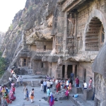 Buddhistische Höhlen in Ajanta