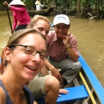 Unsere Fahrt mit Quynh durch den Tan Thach Kanal / Mekong Delta / Vietnam. 
