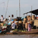 Auf dem Floating Market in Can Tho / Mekong Delta / Vietnam
