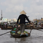 Auf dem Floating Market in Can Tho / Mekong Delta / Vietnam