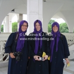 Unser Besuch der Moschee in Shah Alam