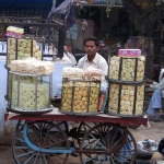 Indischer Straßenverkäufer