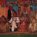 Familienfoto: Indische Hochzeit