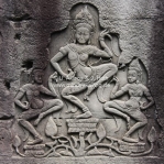Relief am Bayon Tempel